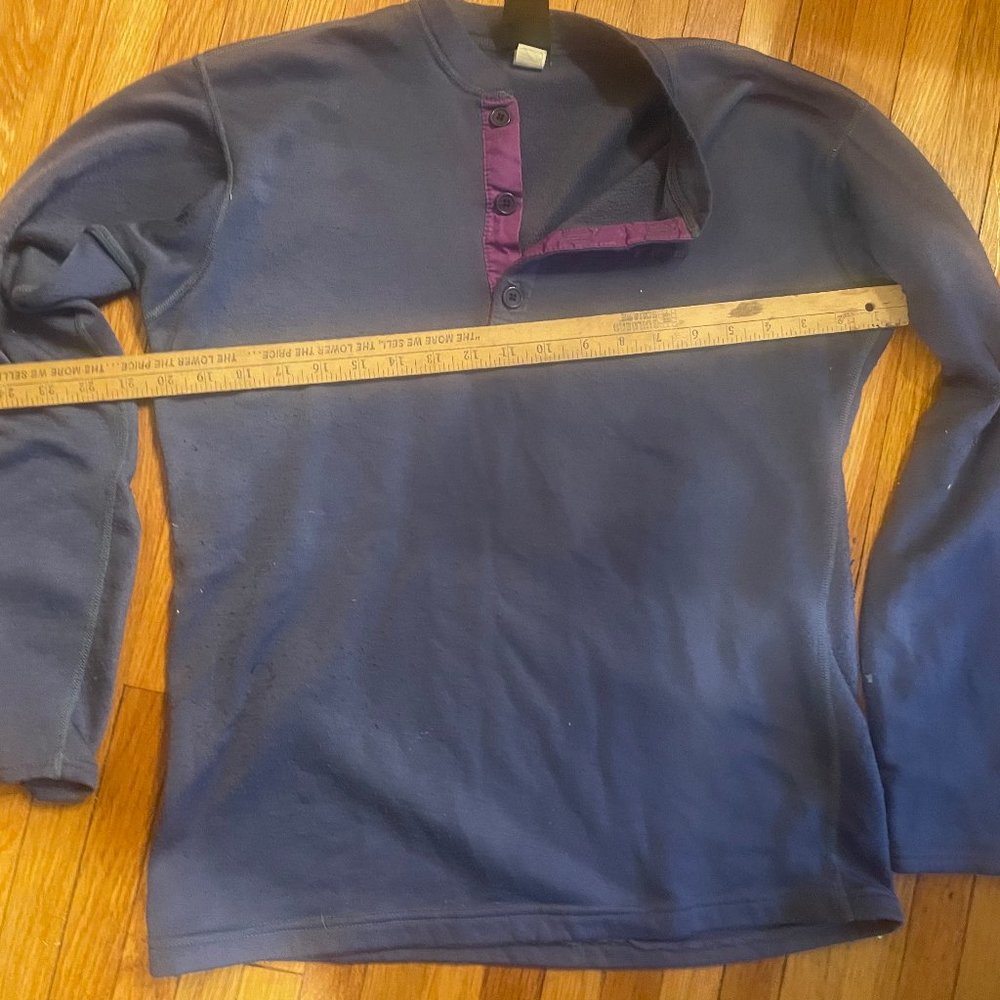 Vintage Patagonia Fleece Henley Sz M Women